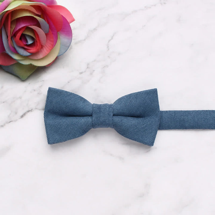 Kid's Simple Gentle Style Solid Color Bow Tie