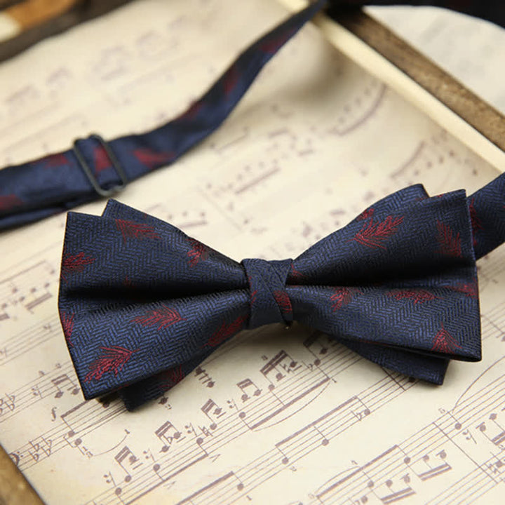 Men's Retro Double Layers Casual Party Decor Bow Tie