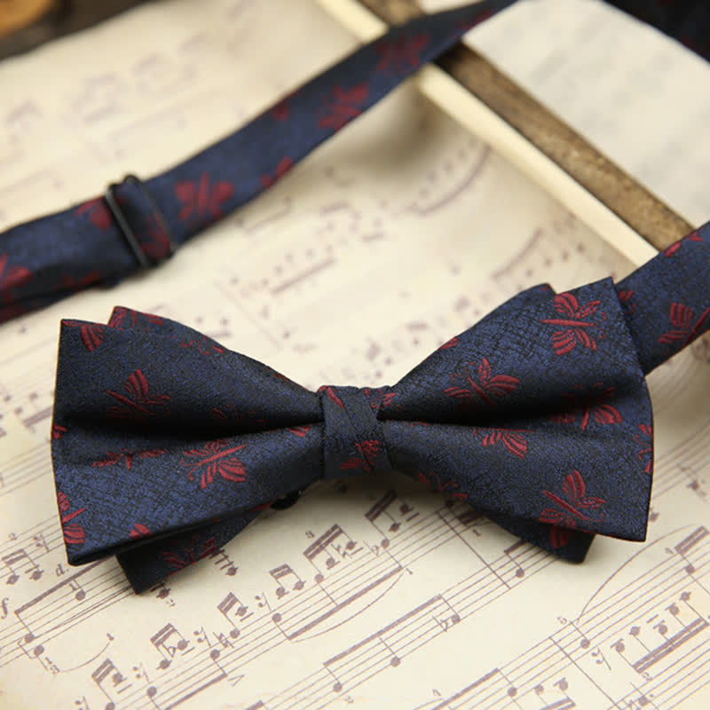 Men's Retro Double Layers Casual Party Decor Bow Tie