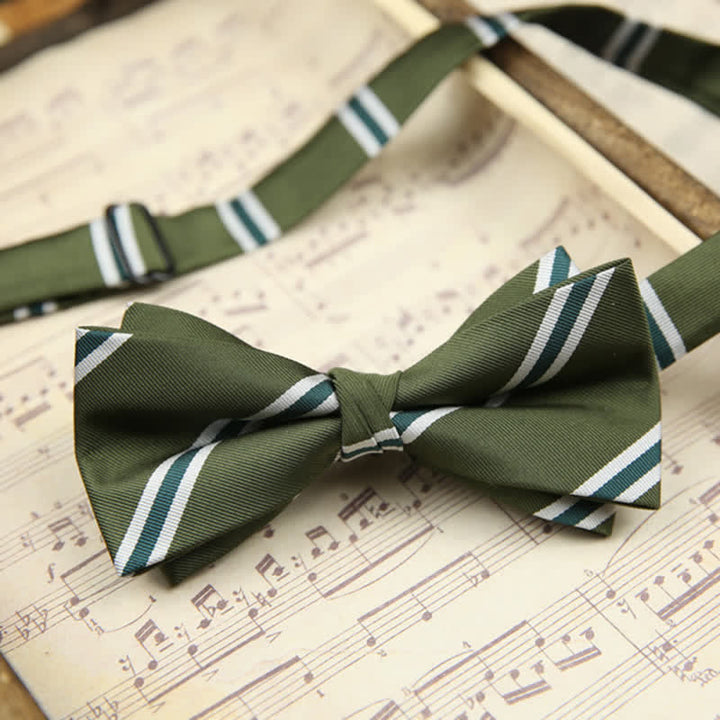 Men's Retro Double Layers Casual Party Decor Bow Tie