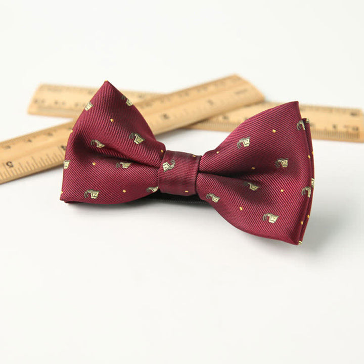 Kid's Cute Printed Double-Layered Stylish Fun Bow Tie