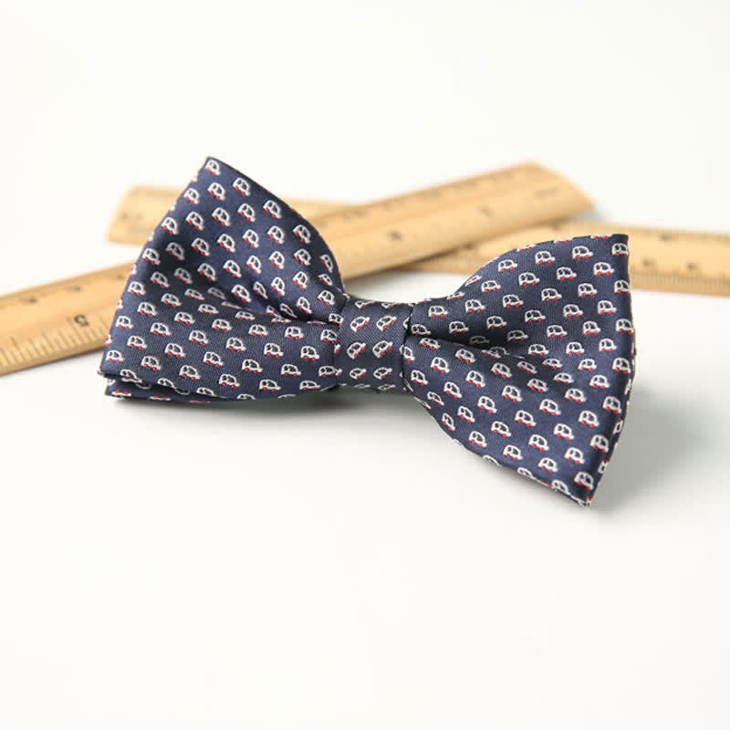 Kid's Cute Printed Double-Layered Stylish Fun Bow Tie