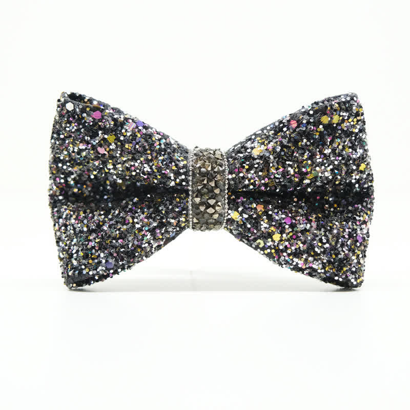 Men's Sparkling Colorful Rhinestone Gorgeous Bow Tie