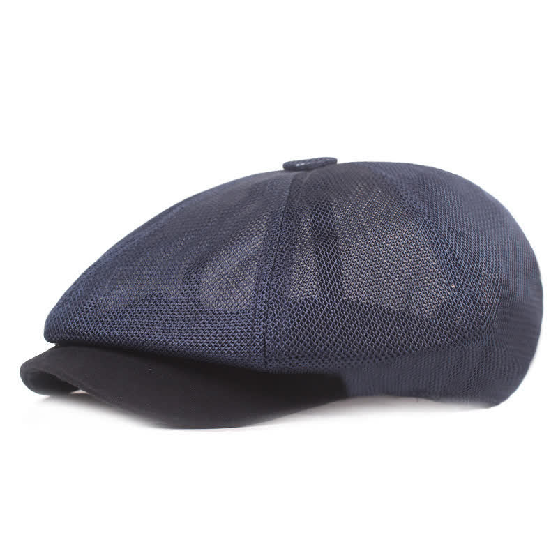 Breathable Mesh Cabbie Summer Beret Hat