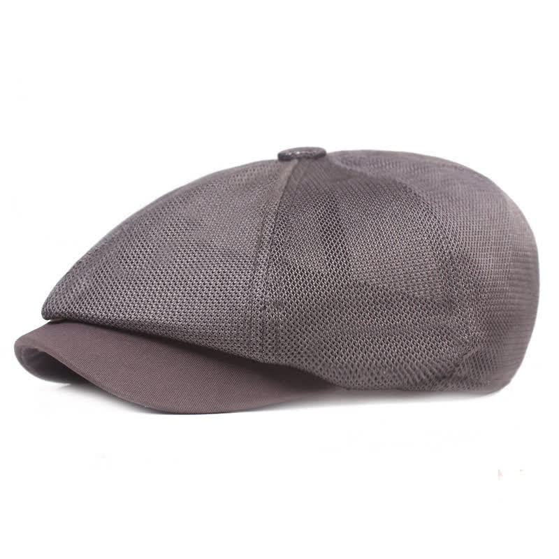 Breathable Mesh Cabbie Summer Beret Hat