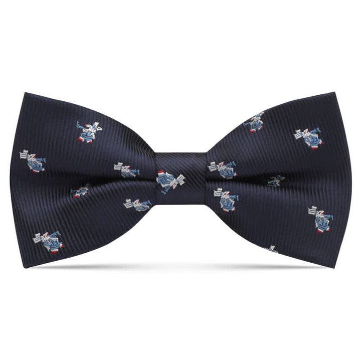 Kid's Interesting Cartoon Animal Motifs Bow Tie