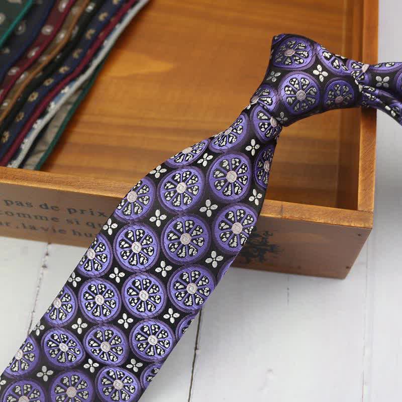 Men's Lemon Cashew Nut Classic Suits Necktie