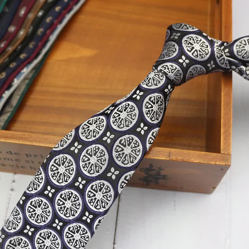 Men's Lemon Cashew Nut Classic Suits Necktie