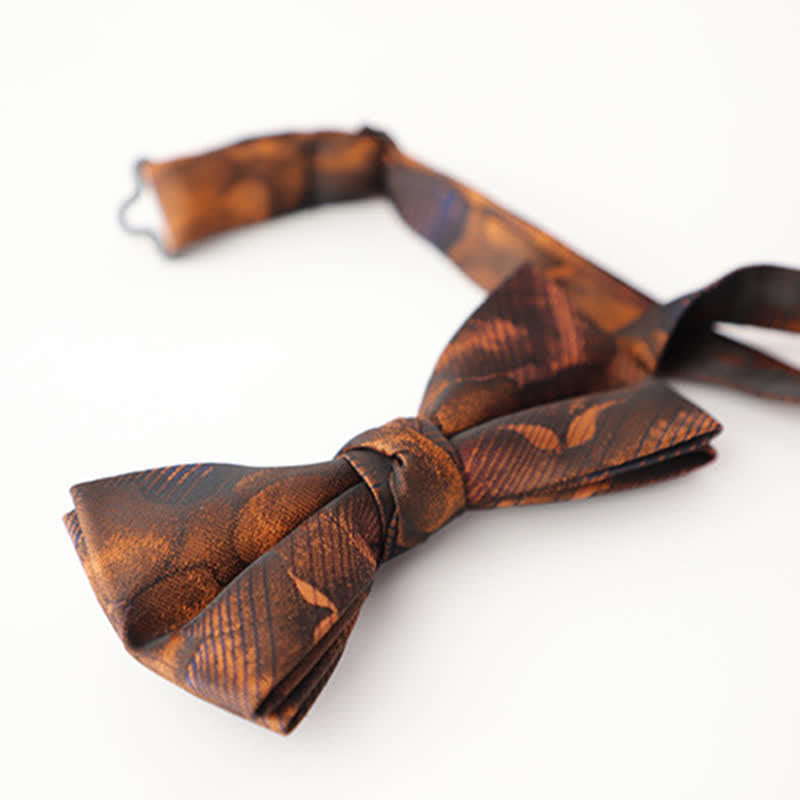 Men's Gradient Pattern Vintage Style Business Bow Tie