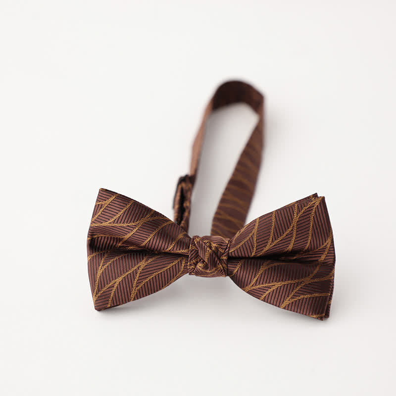 Men's Gradient Pattern Vintage Style Business Bow Tie