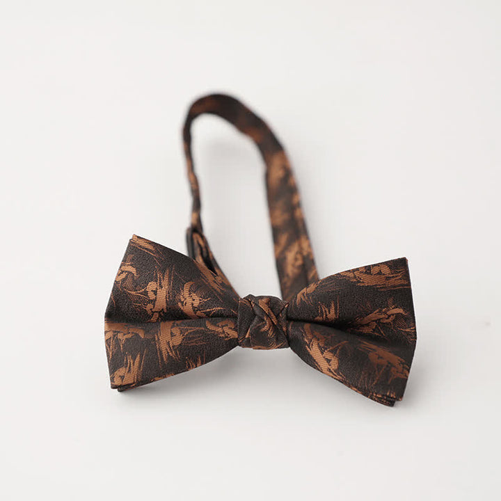 Men's Gradient Pattern Vintage Style Business Bow Tie