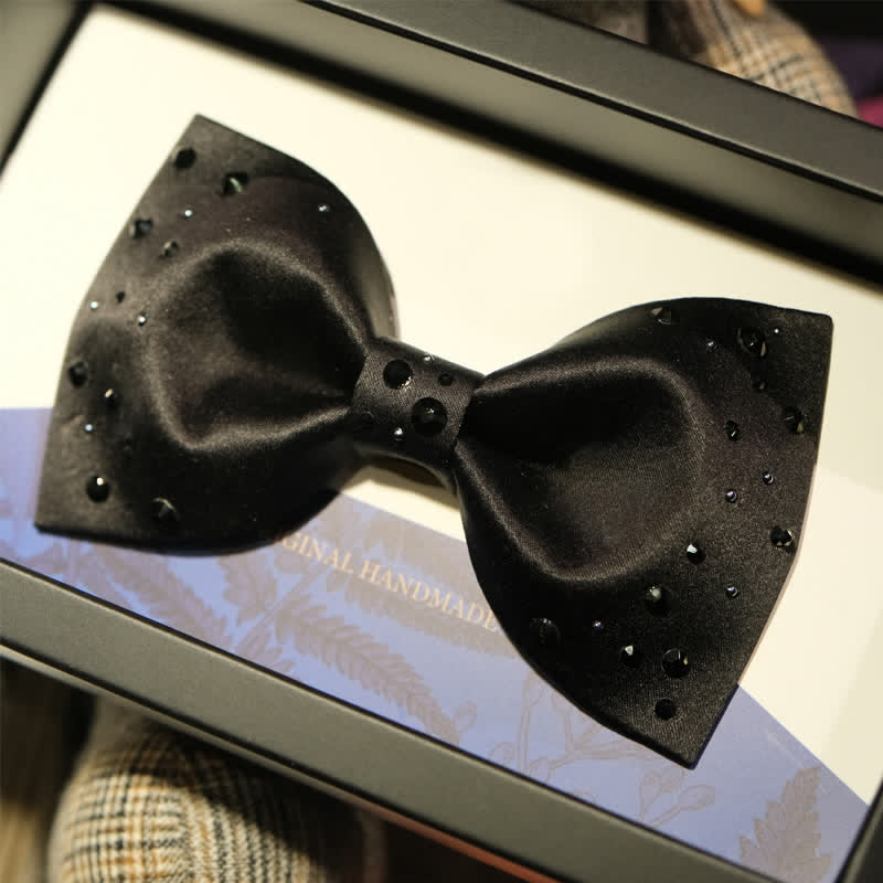 Men's Sparkly Rhinestone Starry Galaxy Bow Tie