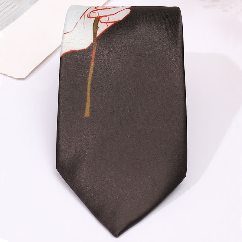 Men's Fun Animal Print Business Slim Necktie