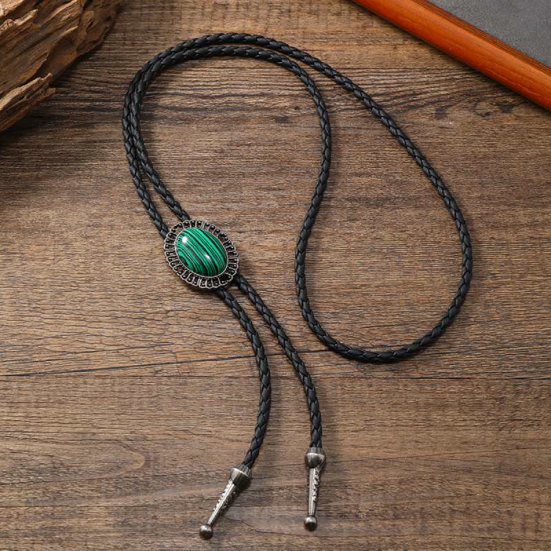 Stunning Western Replica Stone Bolo Tie