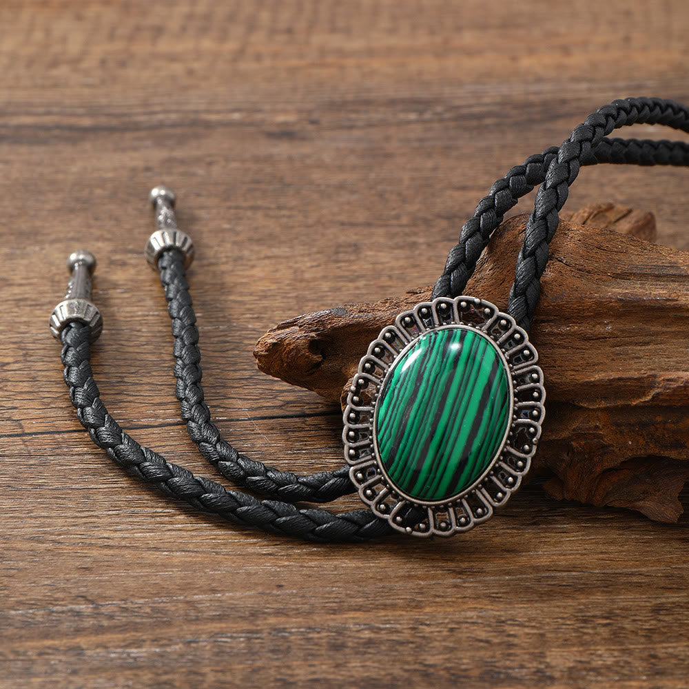 Stunning Western Replica Stone Bolo Tie