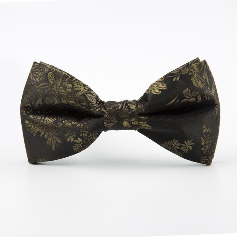 Men's Business Leisure Flower Pattern Wedding Bow Tie