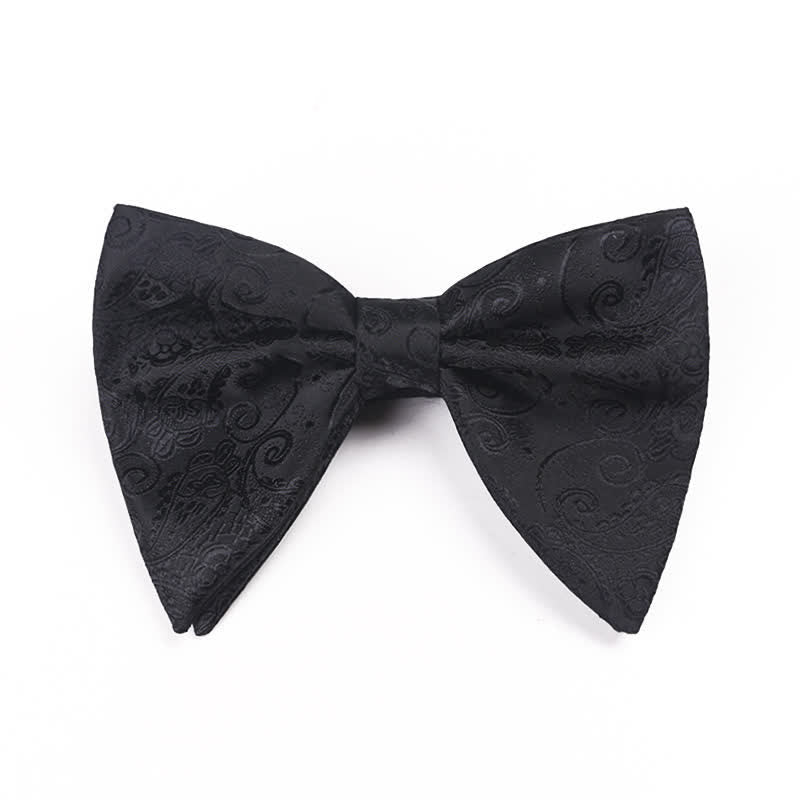 Men's Paisley Oversized Pointed Tuxedo Bow Tie