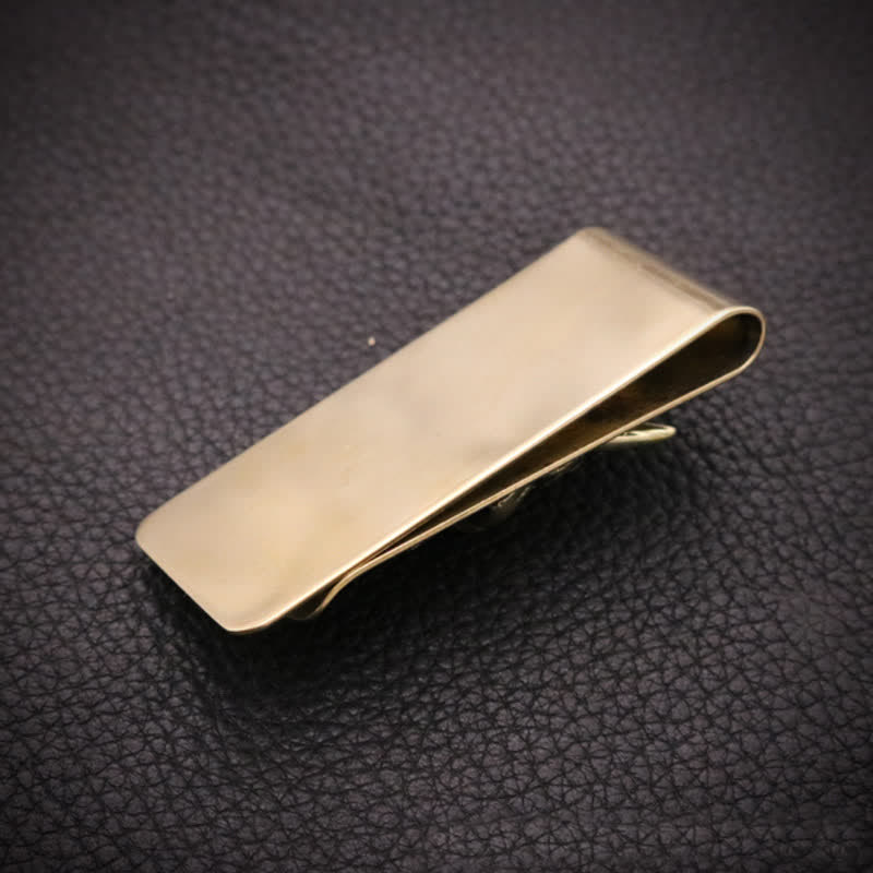 Creative Skull Soild Brass Coin Money Clip