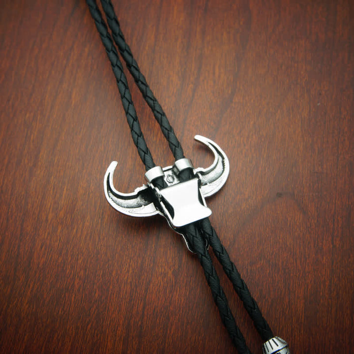 Country Texas Longhorn Bull Head Bolo Tie