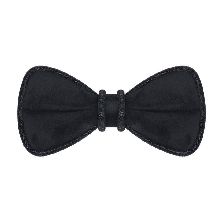 Men's Velvet Decorative Bling Edge Bow Tie