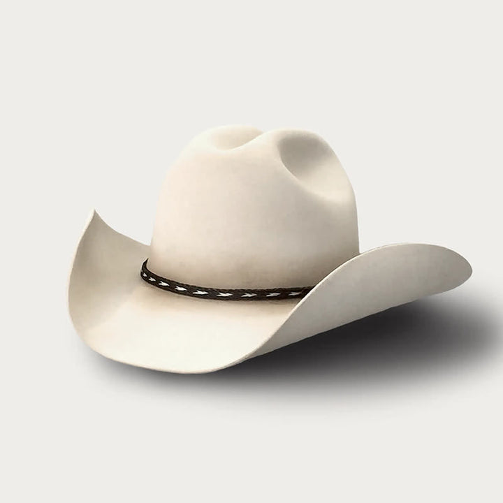 Western Classic Wide Brim Wool Cowboy Hat