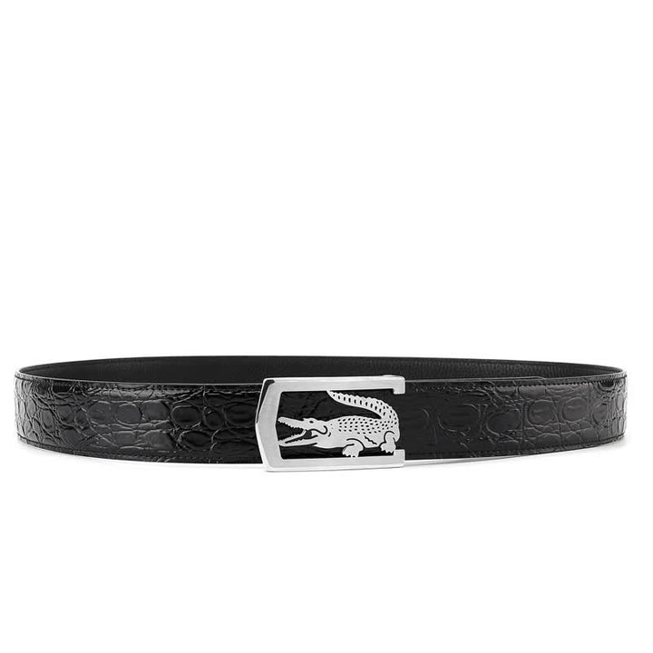 Men's Stylish Cartoon Crocodile Buckle Leather Belt