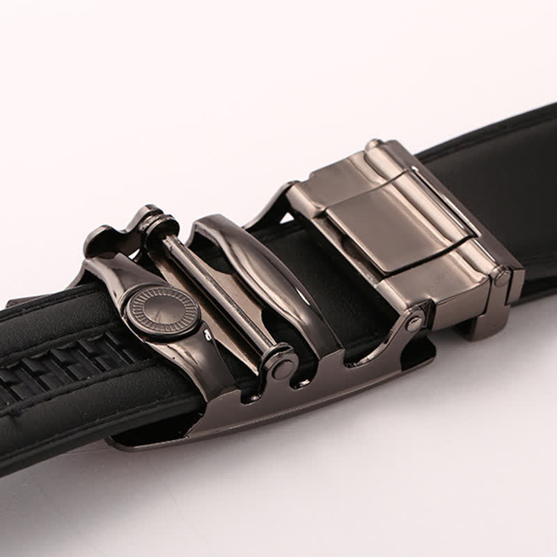 Men's Classic Business Eagle Automatic Buckle Leather Belt