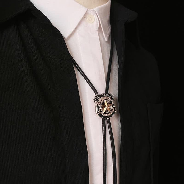 Eagle & Star Western Personalized Bolo Tie