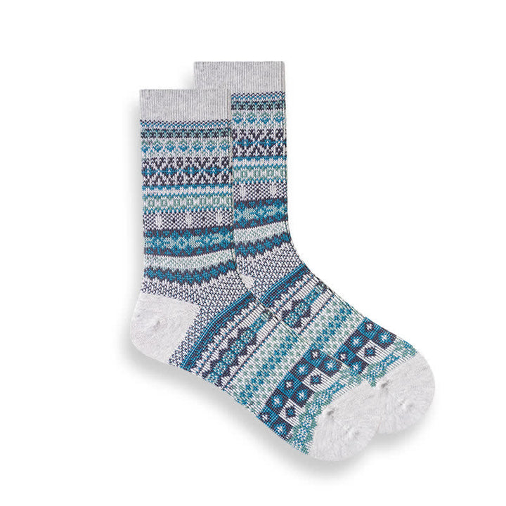 Retro National Style Ethnic Striped Socks