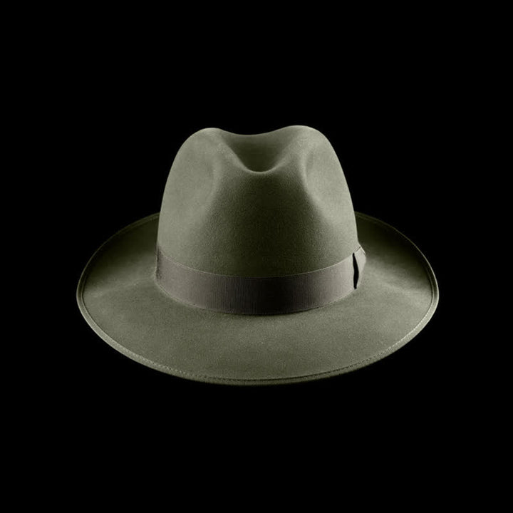 Classic Solid Color Traveller Wool Felt Cowboy Hat