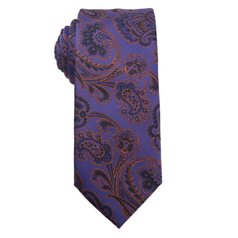 Men's Retro Purple Series Evening Dress Accessories Necktie