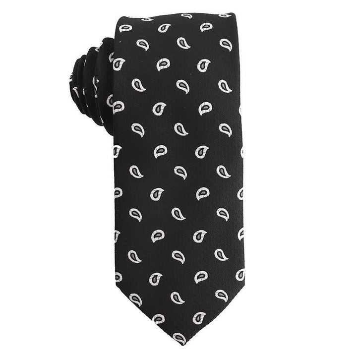 Men's Black & White Series Evening Dress Accessories Necktie