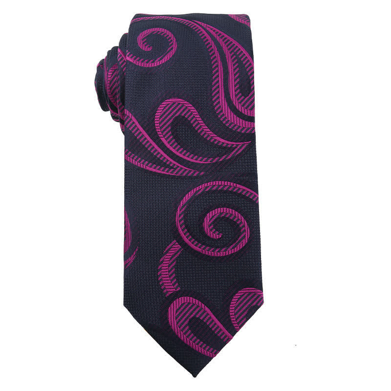 Men's Bright Purple Series Evening Dress Accessories Necktie