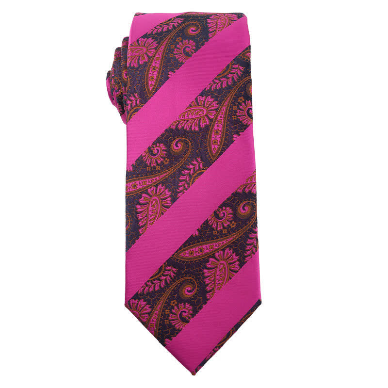 Men's Bright Purple Series Evening Dress Accessories Necktie