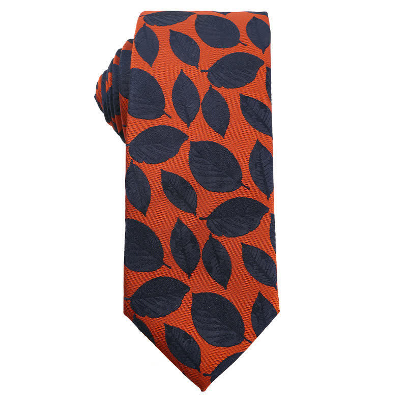 Men's Summer Orange Series Evening Dress Accessories Necktie