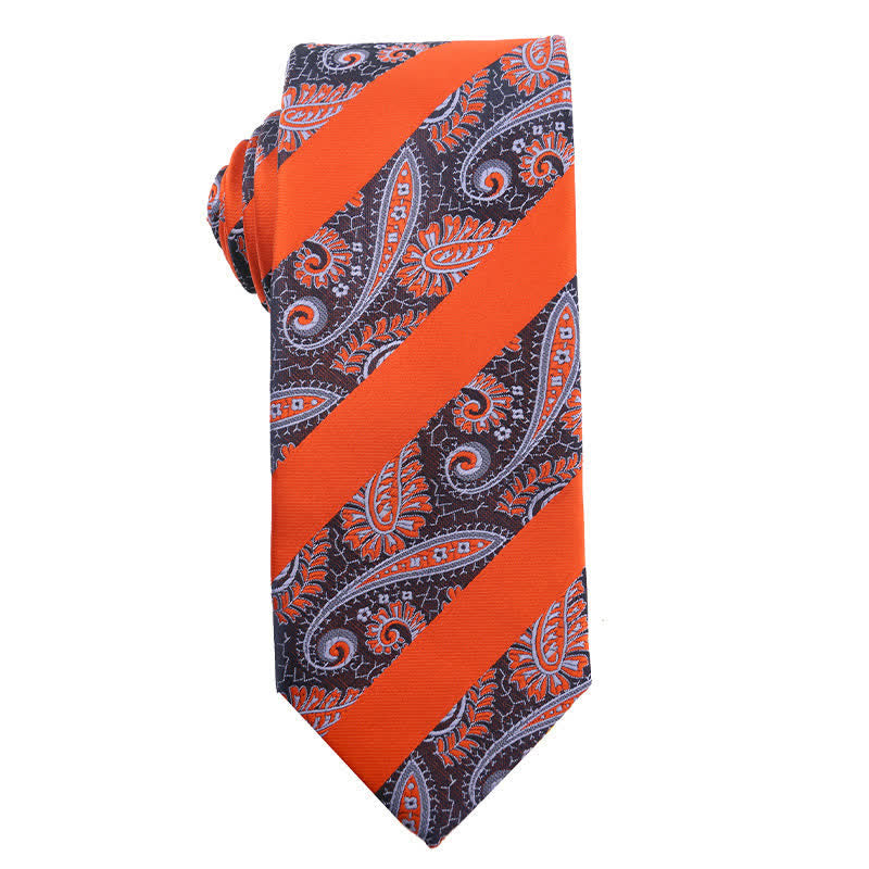 Men's Summer Orange Series Evening Dress Accessories Necktie