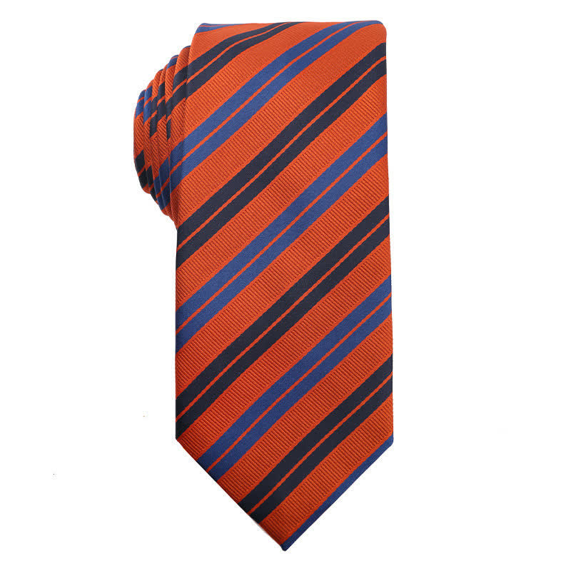 Men's Summer Orange Series Evening Dress Accessories Necktie