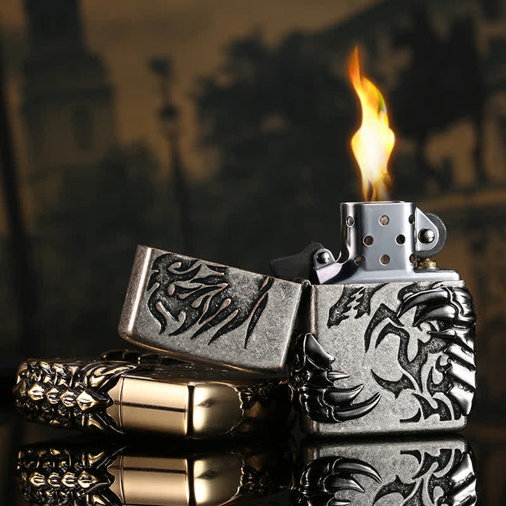 Dragon Claw Relief Refillable Kerosene Lighter