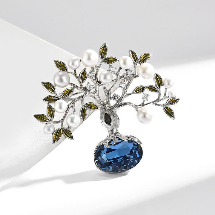 Women's Elegant Retro Flower The Tree of Life Brooch