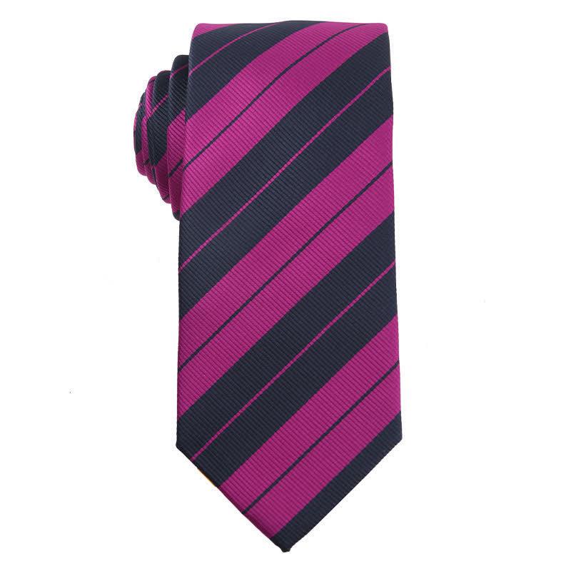 Men's Vibrant Medium Violet Red Series Necktie