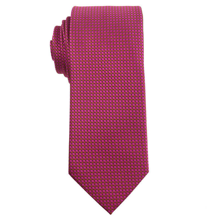 Men's Vibrant Medium Violet Red Series Necktie