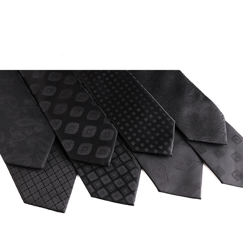 Men's Noble Black Series Formal Business Necktie