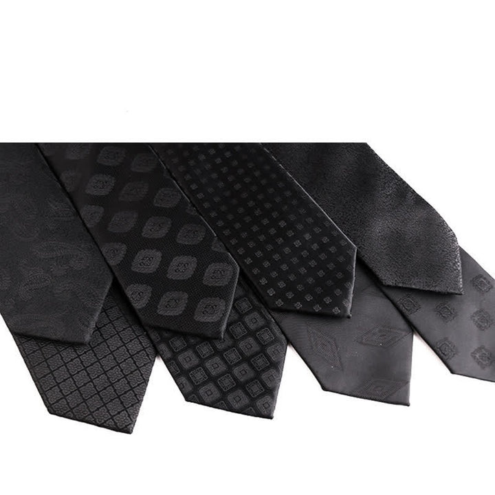 Men's Noble Black Series Formal Business Necktie - image 1