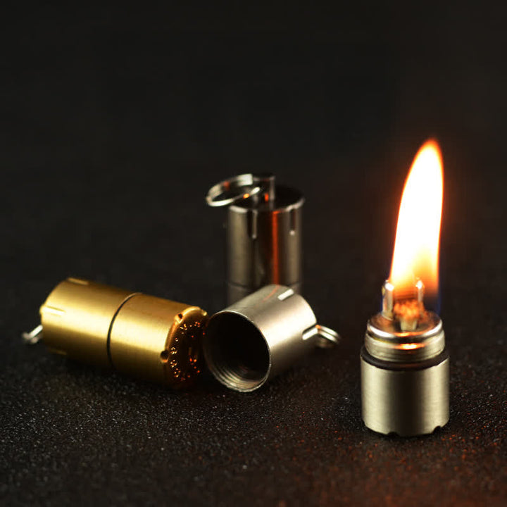 Mini Capsule Portable Refill Pendant Kerosene Lighter