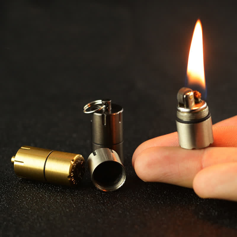 Mini Capsule Portable Refill Pendant Kerosene Lighter