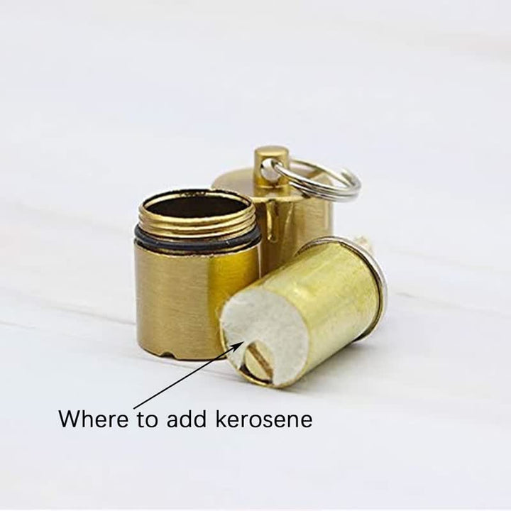 Mini Capsule Portable Refill Pendant Kerosene Lighter