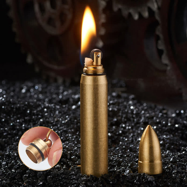 Mini Bullet Shape Refill Pendant Kerosene Lighter