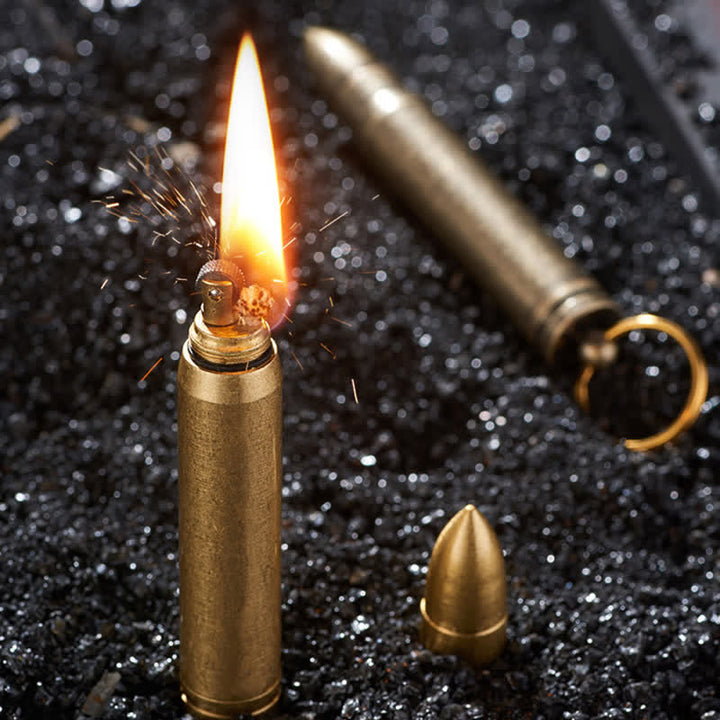 Mini Bullet Shape Refill Pendant Kerosene Lighter