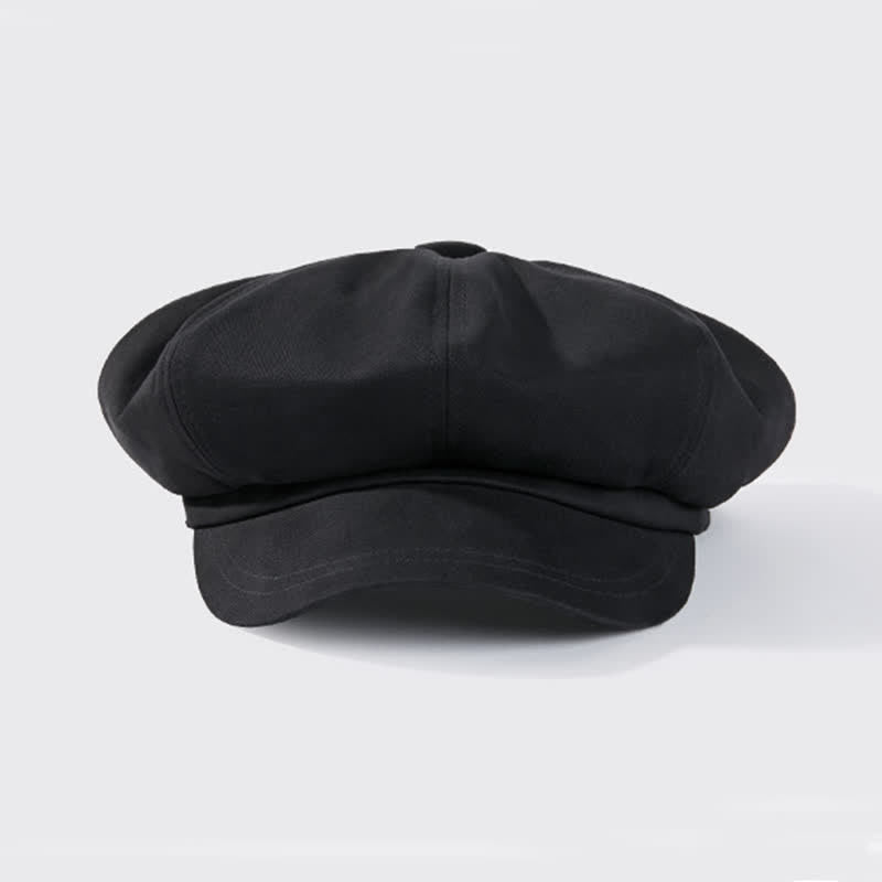 Fashion Solid Color Twilled Beret Hat - image 3