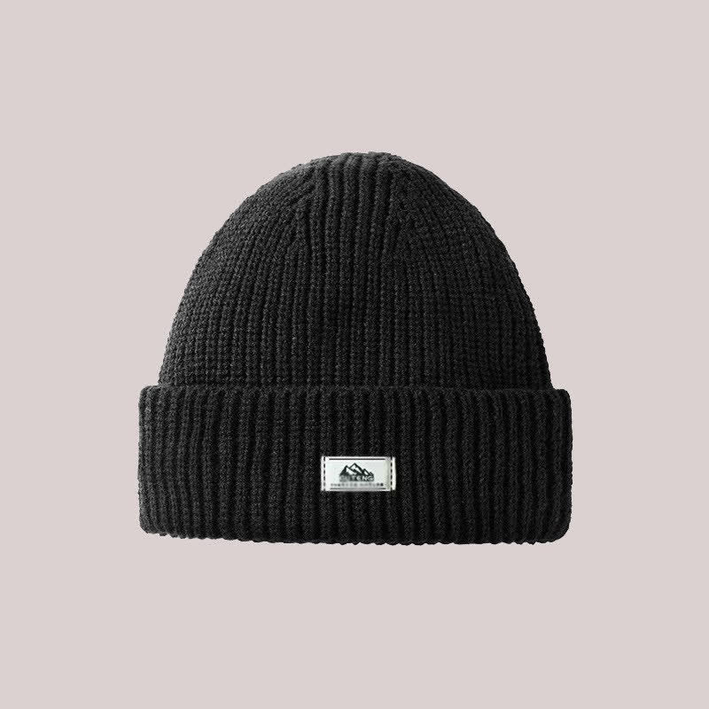 Dome Brimless Face Cover Warm Beanie Knitted Hat